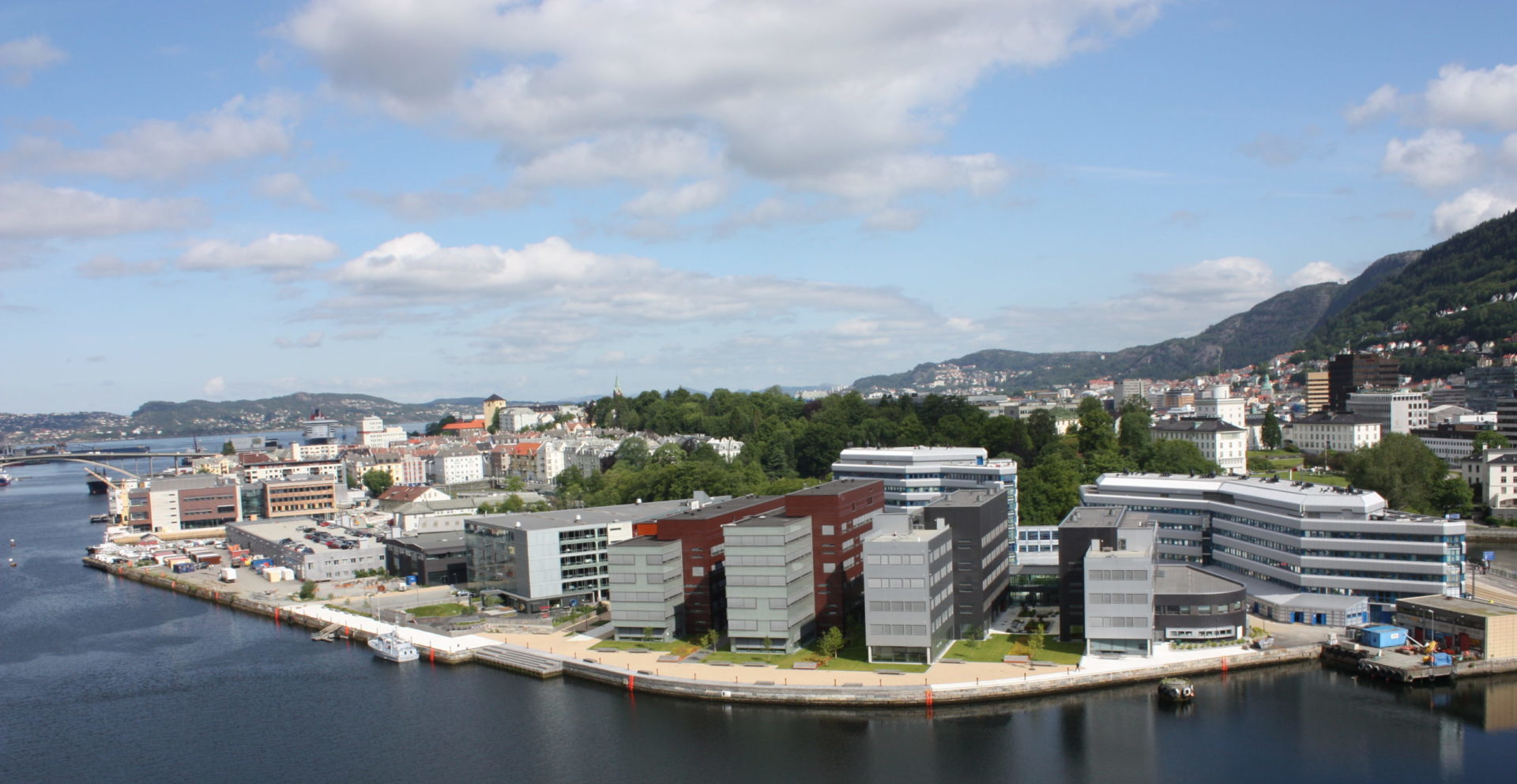 Oversiktbilde av ILabs kontorer på Marineholmen i Bergen